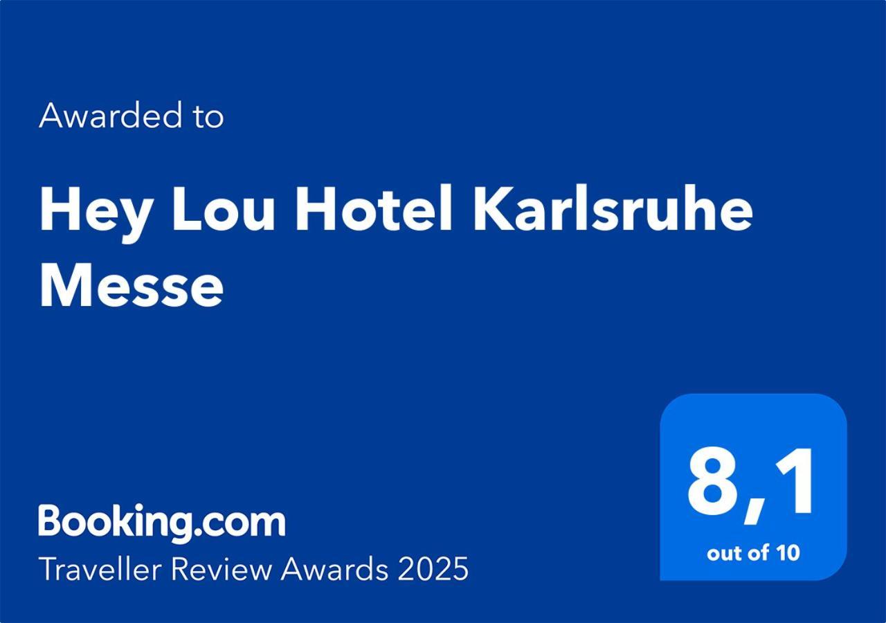 Hey Lou Hotel Karlsruhe Messe Райнштеттен Экстерьер фото